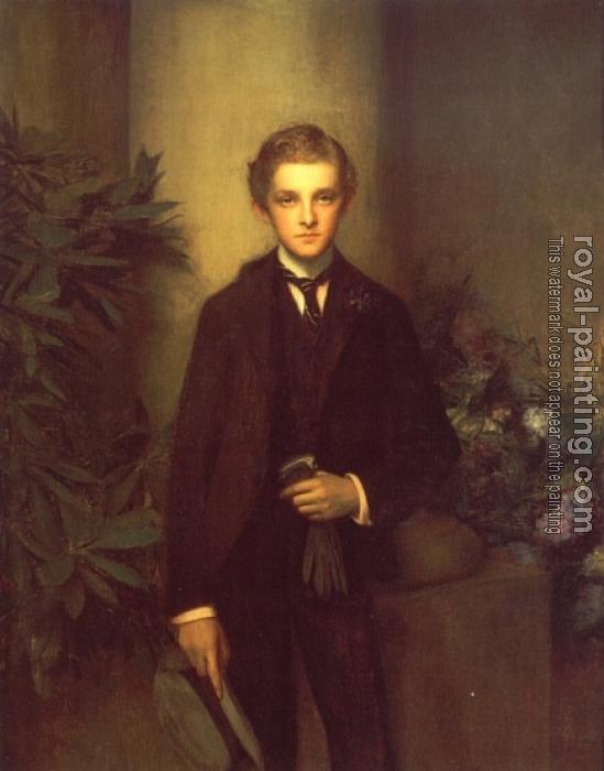 Pascal-Adolphe-Jean Dagnan-Bouveret : Portrait of Childs Frick